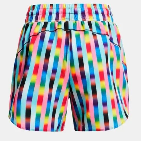 Under Armour Flex Woven Athletic 5 inch Pride Shorts Rainbow Size 3X - Picture 5 of 12